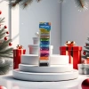 The Magic Colored Glitter Powder set comes with a packaging box and DIY glitter powder materials Specification image